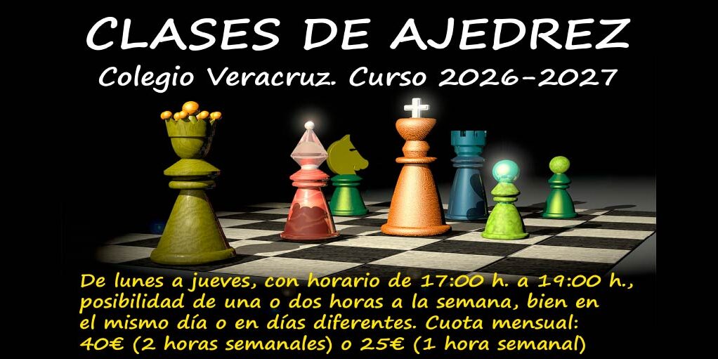 Ajedrez extraescolar 2026-27 Colegio Veracruz Jaén
